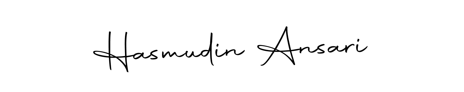 Make a beautiful signature design for name Hasmudin Ansari. With this signature (Autography-DOLnW) style, you can create a handwritten signature for free. Hasmudin Ansari signature style 10 images and pictures png
