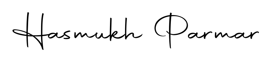 Use a signature maker to create a handwritten signature online. With this signature software, you can design (Autography-DOLnW) your own signature for name Hasmukh Parmar. Hasmukh Parmar signature style 10 images and pictures png