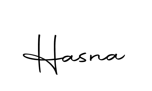 Use a signature maker to create a handwritten signature online. With this signature software, you can design (Autography-DOLnW) your own signature for name Hasna. Hasna signature style 10 images and pictures png