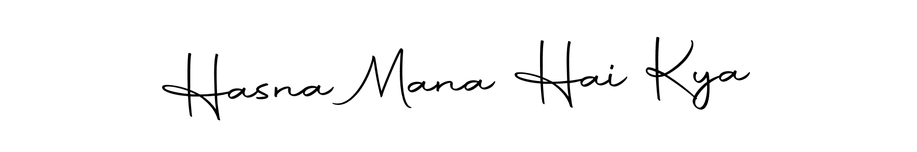 The best way (Autography-DOLnW) to make a short signature is to pick only two or three words in your name. The name Hasna Mana Hai Kya include a total of six letters. For converting this name. Hasna Mana Hai Kya signature style 10 images and pictures png