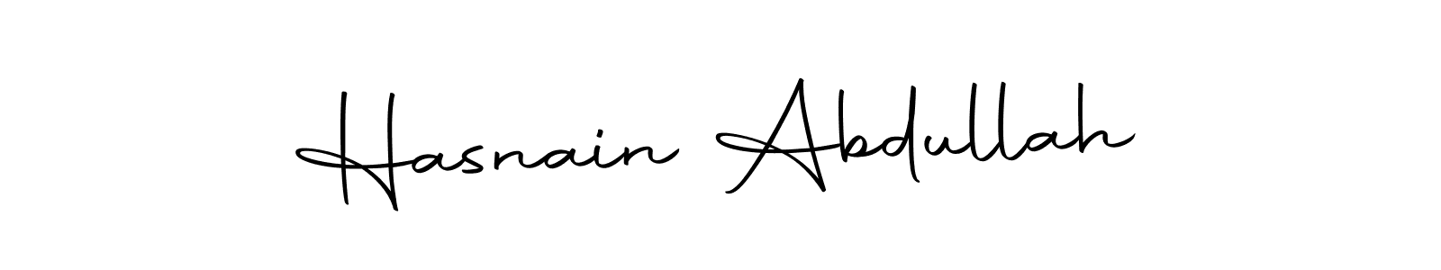 Make a short Hasnain Abdullah signature style. Manage your documents anywhere anytime using Autography-DOLnW. Create and add eSignatures, submit forms, share and send files easily. Hasnain Abdullah signature style 10 images and pictures png