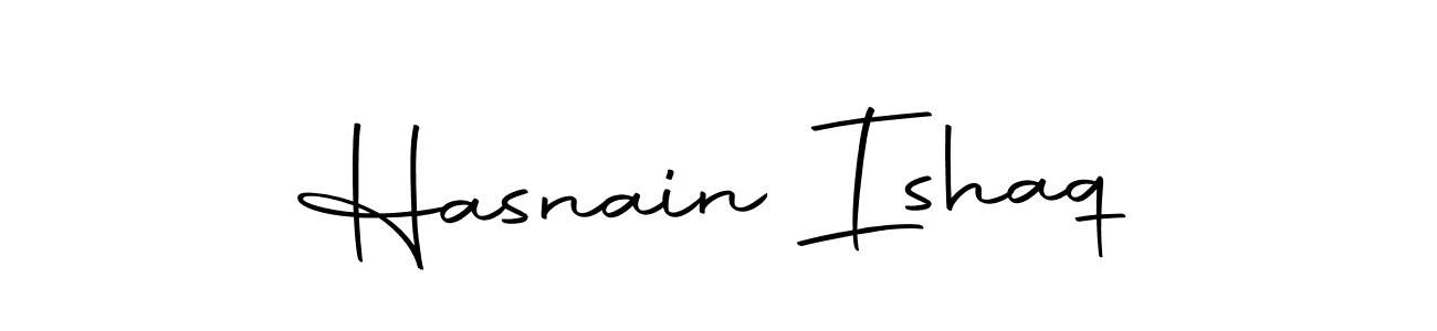 Use a signature maker to create a handwritten signature online. With this signature software, you can design (Autography-DOLnW) your own signature for name Hasnain Ishaq. Hasnain Ishaq signature style 10 images and pictures png