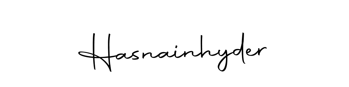 How to Draw Hasnainhyder signature style? Autography-DOLnW is a latest design signature styles for name Hasnainhyder. Hasnainhyder signature style 10 images and pictures png