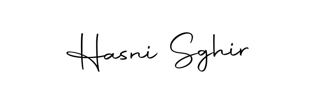 Make a beautiful signature design for name Hasni Sghir. With this signature (Autography-DOLnW) style, you can create a handwritten signature for free. Hasni Sghir signature style 10 images and pictures png