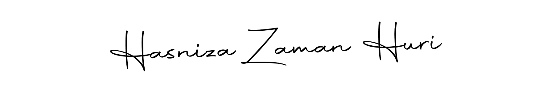 Make a short Hasniza Zaman Huri signature style. Manage your documents anywhere anytime using Autography-DOLnW. Create and add eSignatures, submit forms, share and send files easily. Hasniza Zaman Huri signature style 10 images and pictures png