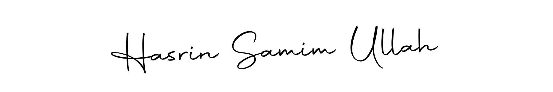 You should practise on your own different ways (Autography-DOLnW) to write your name (Hasrin Samim Ullah) in signature. don't let someone else do it for you. Hasrin Samim Ullah signature style 10 images and pictures png