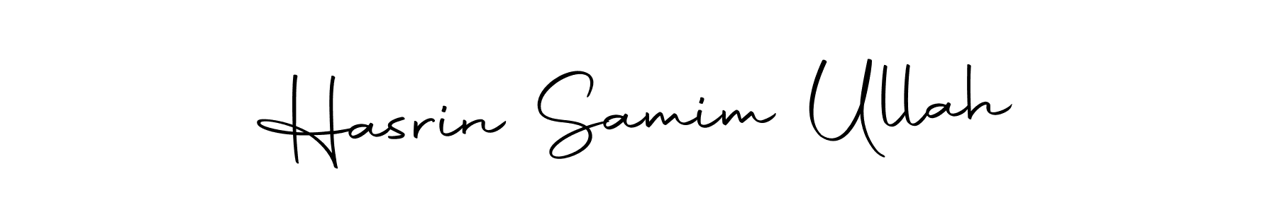 You should practise on your own different ways (Autography-DOLnW) to write your name (Hasrin Samim Ullah) in signature. don't let someone else do it for you. Hasrin Samim Ullah signature style 10 images and pictures png