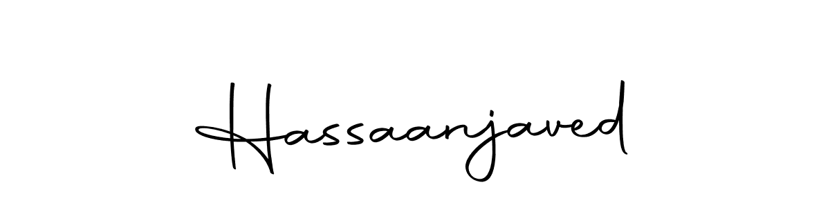 Design your own signature with our free online signature maker. With this signature software, you can create a handwritten (Autography-DOLnW) signature for name Hassaanjaved. Hassaanjaved signature style 10 images and pictures png