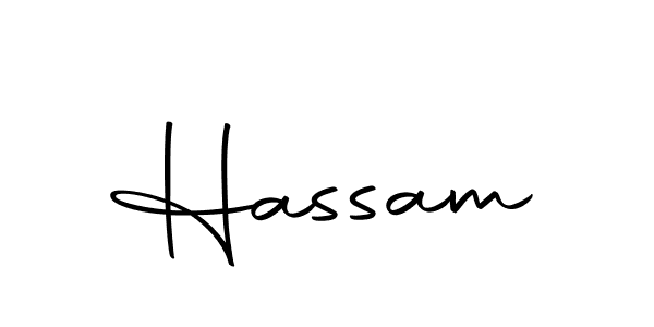 Design your own signature with our free online signature maker. With this signature software, you can create a handwritten (Autography-DOLnW) signature for name Hassam. Hassam signature style 10 images and pictures png