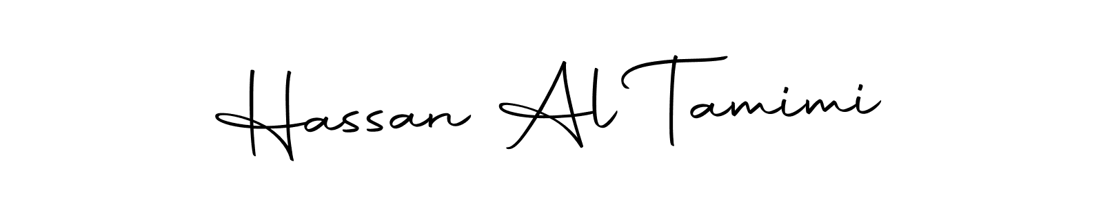 How to make Hassan Al Tamimi name signature. Use Autography-DOLnW style for creating short signs online. This is the latest handwritten sign. Hassan Al Tamimi signature style 10 images and pictures png