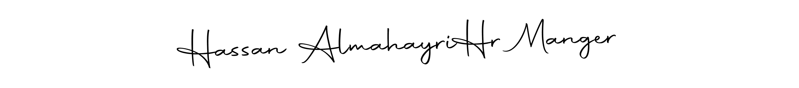 Hassan Almahayri  Hr Manger stylish signature style. Best Handwritten Sign (Autography-DOLnW) for my name. Handwritten Signature Collection Ideas for my name Hassan Almahayri  Hr Manger. Hassan Almahayri  Hr Manger signature style 10 images and pictures png