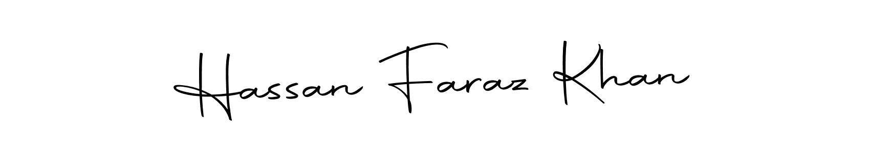 Make a beautiful signature design for name Hassan Faraz Khan. With this signature (Autography-DOLnW) style, you can create a handwritten signature for free. Hassan Faraz Khan signature style 10 images and pictures png