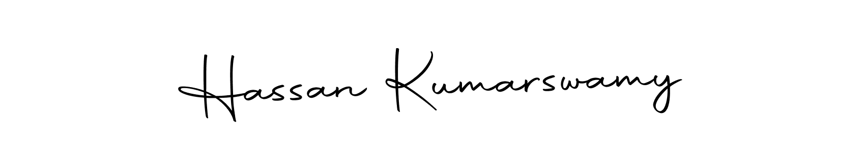 Create a beautiful signature design for name Hassan Kumarswamy. With this signature (Autography-DOLnW) fonts, you can make a handwritten signature for free. Hassan Kumarswamy signature style 10 images and pictures png