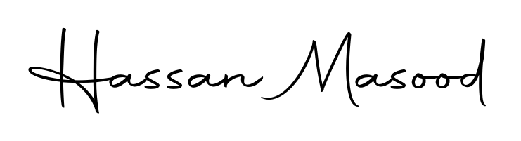 Discover how Hassan Masood looks in an executive cursive font (Autography-DOLnW). Perfect for legal documents, invoices, and certificates. Hassan Masood signature style 10 images and pictures png
