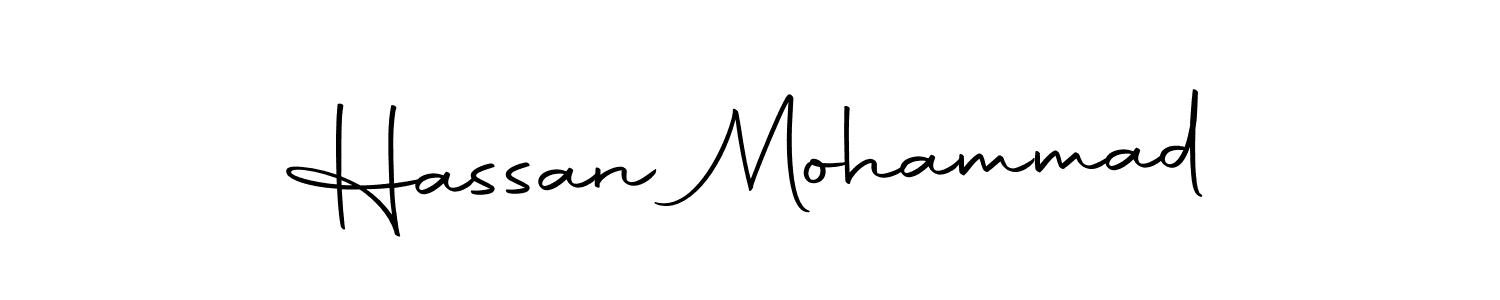 Hassan Mohammad stylish signature style. Best Handwritten Sign (Autography-DOLnW) for my name. Handwritten Signature Collection Ideas for my name Hassan Mohammad. Hassan Mohammad signature style 10 images and pictures png