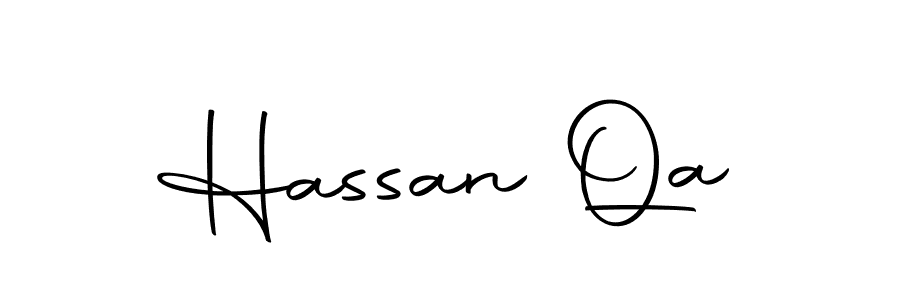 You should practise on your own different ways (Autography-DOLnW) to write your name (Hassan Qa) in signature. don't let someone else do it for you. Hassan Qa signature style 10 images and pictures png