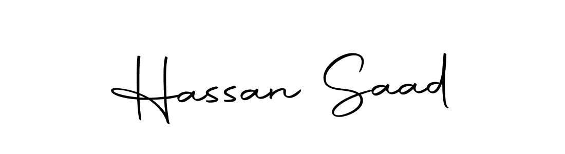 Use a signature maker to create a handwritten signature online. With this signature software, you can design (Autography-DOLnW) your own signature for name Hassan Saad. Hassan Saad signature style 10 images and pictures png