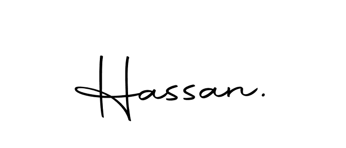 How to make Hassan. signature? Autography-DOLnW is a professional autograph style. Create handwritten signature for Hassan. name. Hassan. signature style 10 images and pictures png