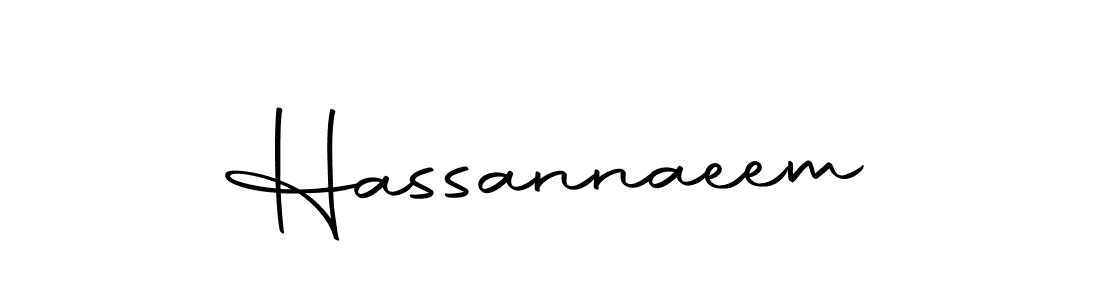 Use a signature maker to create a handwritten signature online. With this signature software, you can design (Autography-DOLnW) your own signature for name Hassannaeem. Hassannaeem signature style 10 images and pictures png