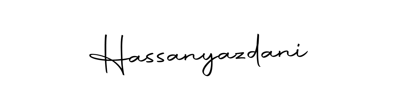 Make a beautiful signature design for name Hassanyazdani. With this signature (Autography-DOLnW) style, you can create a handwritten signature for free. Hassanyazdani signature style 10 images and pictures png