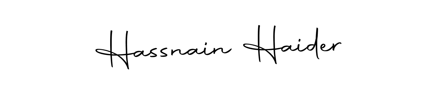 Make a beautiful signature design for name Hassnain Haider. With this signature (Autography-DOLnW) style, you can create a handwritten signature for free. Hassnain Haider signature style 10 images and pictures png