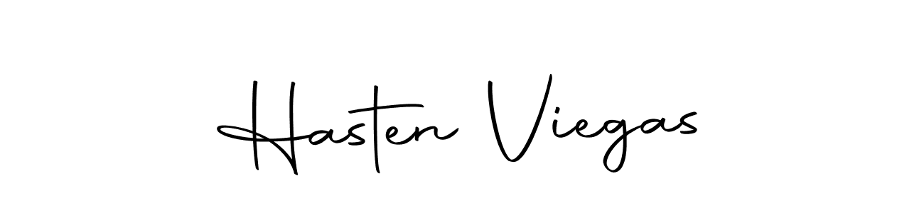 Make a beautiful signature design for name Hasten Viegas. With this signature (Autography-DOLnW) style, you can create a handwritten signature for free. Hasten Viegas signature style 10 images and pictures png