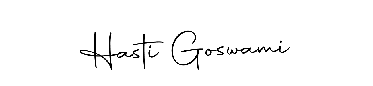 Make a beautiful signature design for name Hasti Goswami. Use this online signature maker to create a handwritten signature for free. Hasti Goswami signature style 10 images and pictures png