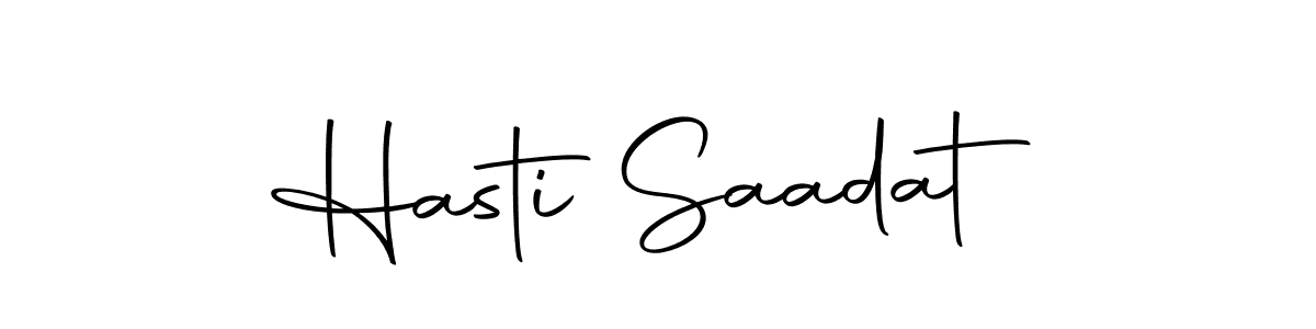 if you are searching for the best signature style for your name Hasti Saadat. so please give up your signature search. here we have designed multiple signature styles  using Autography-DOLnW. Hasti Saadat signature style 10 images and pictures png