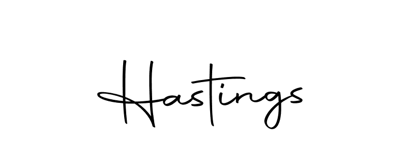 Create a beautiful signature design for name Hastings. With this signature (Autography-DOLnW) fonts, you can make a handwritten signature for free. Hastings signature style 10 images and pictures png