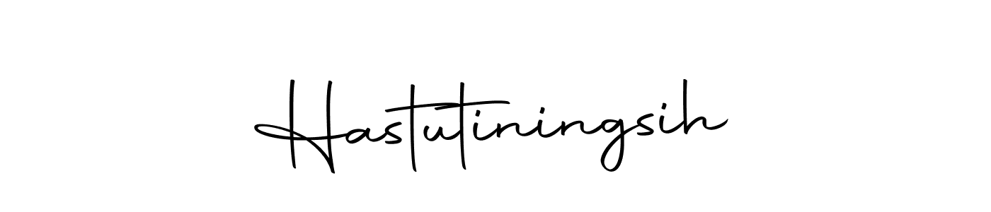 if you are searching for the best signature style for your name Hastutiningsih. so please give up your signature search. here we have designed multiple signature styles  using Autography-DOLnW. Hastutiningsih signature style 10 images and pictures png