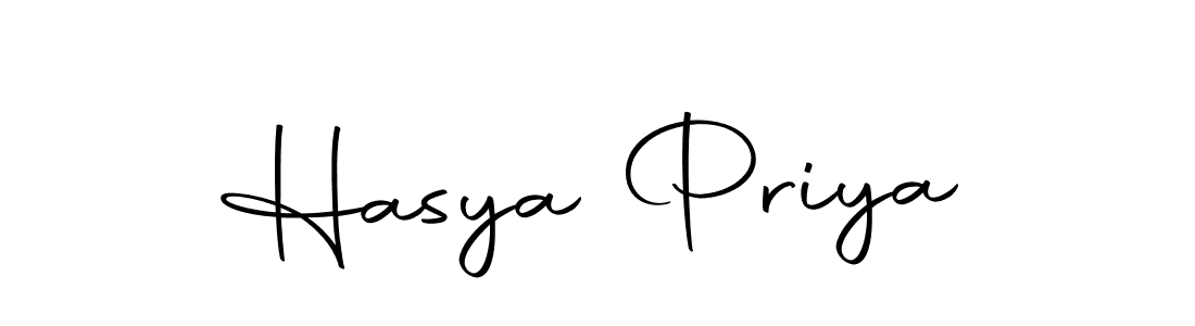 Also we have Hasya Priya name is the best signature style. Create professional handwritten signature collection using Autography-DOLnW autograph style. Hasya Priya signature style 10 images and pictures png