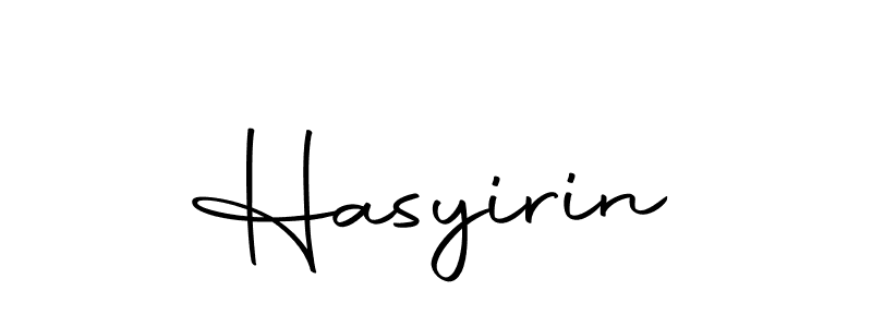 Hasyirin stylish signature style. Best Handwritten Sign (Autography-DOLnW) for my name. Handwritten Signature Collection Ideas for my name Hasyirin. Hasyirin signature style 10 images and pictures png