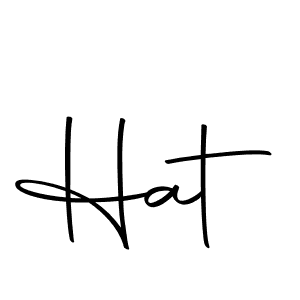 Similarly Autography-DOLnW is the best handwritten signature design. Signature creator online .You can use it as an online autograph creator for name Hat. Hat signature style 10 images and pictures png