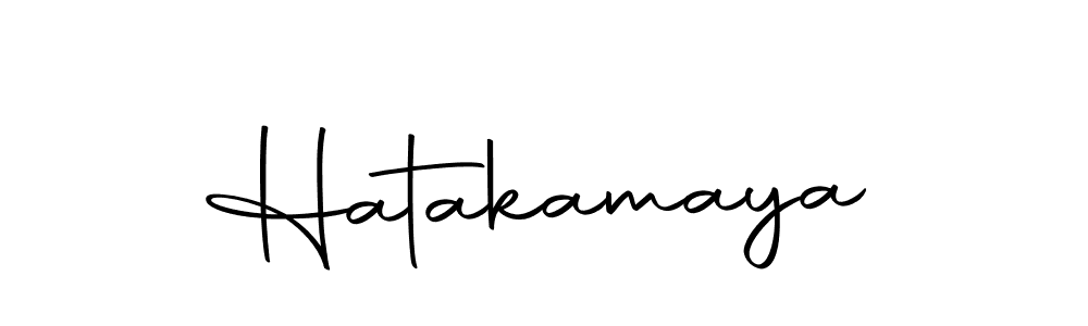 Use a signature maker to create a handwritten signature online. With this signature software, you can design (Autography-DOLnW) your own signature for name Hatakamaya. Hatakamaya signature style 10 images and pictures png