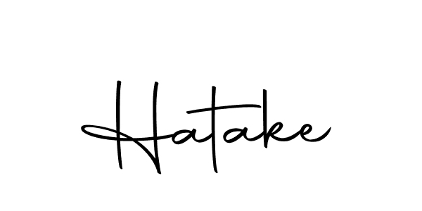 Create a beautiful signature design for name Hatake. With this signature (Autography-DOLnW) fonts, you can make a handwritten signature for free. Hatake signature style 10 images and pictures png