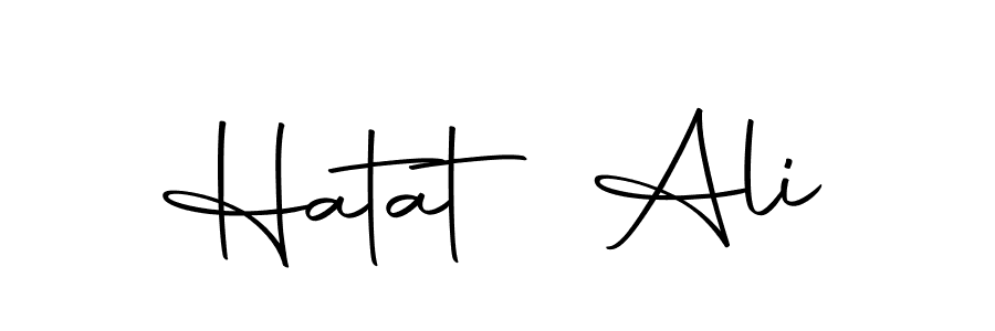 Also we have Hatat Ali name is the best signature style. Create professional handwritten signature collection using Autography-DOLnW autograph style. Hatat Ali signature style 10 images and pictures png