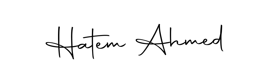 Autography-DOLnW is a professional signature style that is perfect for those who want to add a touch of class to their signature. It is also a great choice for those who want to make their signature more unique. Get Hatem Ahmed name to fancy signature for free. Hatem Ahmed signature style 10 images and pictures png