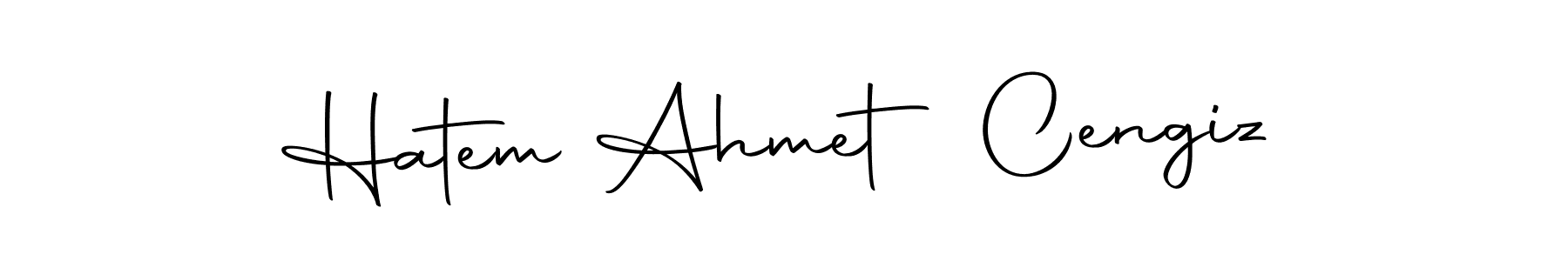 The best way (Autography-DOLnW) to make a short signature is to pick only two or three words in your name. The name Hatem Ahmet Cengiz include a total of six letters. For converting this name. Hatem Ahmet Cengiz signature style 10 images and pictures png