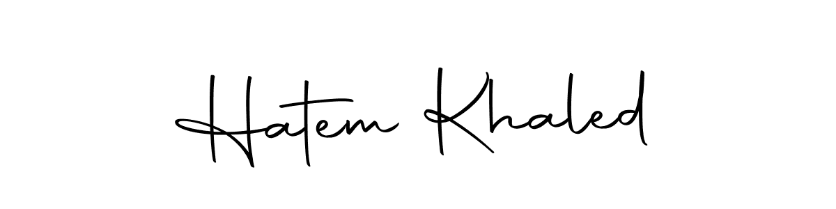 if you are searching for the best signature style for your name Hatem Khaled. so please give up your signature search. here we have designed multiple signature styles  using Autography-DOLnW. Hatem Khaled signature style 10 images and pictures png