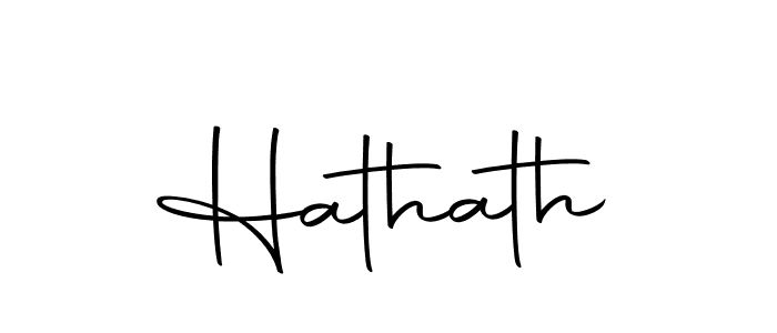 Create a beautiful signature design for name Hathath. With this signature (Autography-DOLnW) fonts, you can make a handwritten signature for free. Hathath signature style 10 images and pictures png
