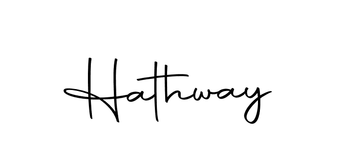 Use a signature maker to create a handwritten signature online. With this signature software, you can design (Autography-DOLnW) your own signature for name Hathway. Hathway signature style 10 images and pictures png