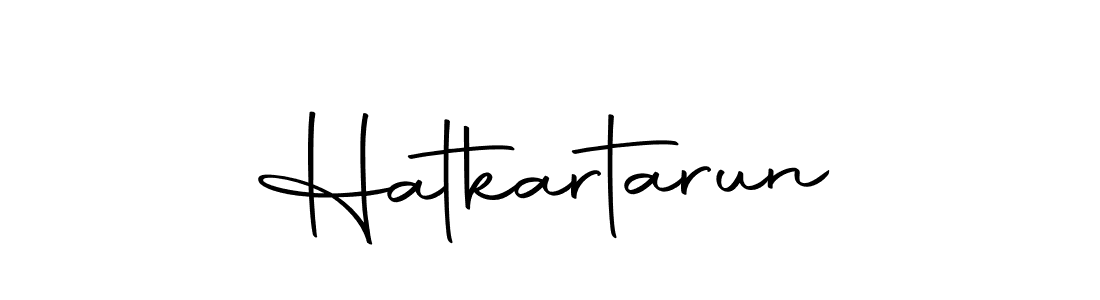How to make Hatkartarun signature? Autography-DOLnW is a professional autograph style. Create handwritten signature for Hatkartarun name. Hatkartarun signature style 10 images and pictures png