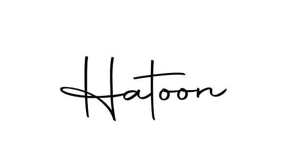 How to make Hatoon signature? Autography-DOLnW is a professional autograph style. Create handwritten signature for Hatoon name. Hatoon signature style 10 images and pictures png