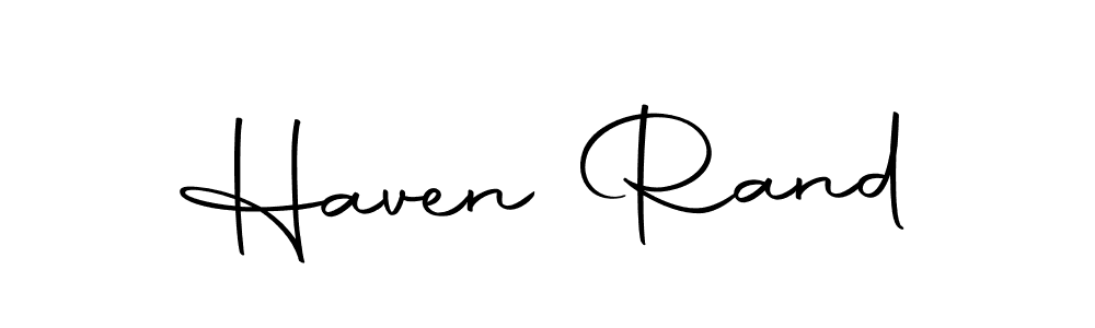 This is the best signature style for the Haven Rand name. Also you like these signature font (Autography-DOLnW). Mix name signature. Haven Rand signature style 10 images and pictures png