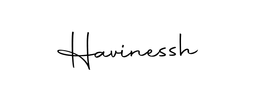 Create a beautiful signature design for name Havinessh. With this signature (Autography-DOLnW) fonts, you can make a handwritten signature for free. Havinessh signature style 10 images and pictures png