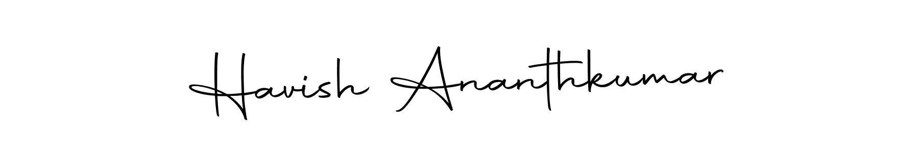 Once you've used our free online signature maker to create your best signature Autography-DOLnW style, it's time to enjoy all of the benefits that Havish Ananthkumar name signing documents. Havish Ananthkumar signature style 10 images and pictures png