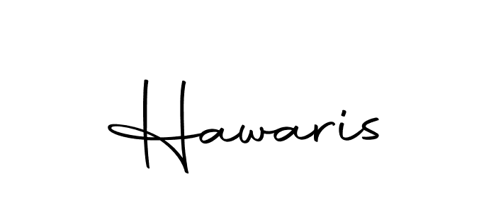 Make a beautiful signature design for name Hawaris. Use this online signature maker to create a handwritten signature for free. Hawaris signature style 10 images and pictures png