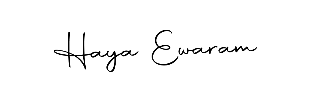 Create a beautiful signature design for name Haya Ewaram. With this signature (Autography-DOLnW) fonts, you can make a handwritten signature for free. Haya Ewaram signature style 10 images and pictures png