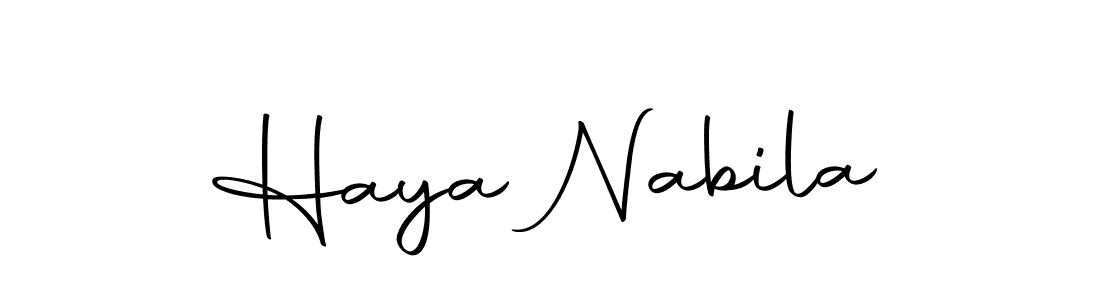 Also You can easily find your signature by using the search form. We will create Haya Nabila name handwritten signature images for you free of cost using Autography-DOLnW sign style. Haya Nabila signature style 10 images and pictures png