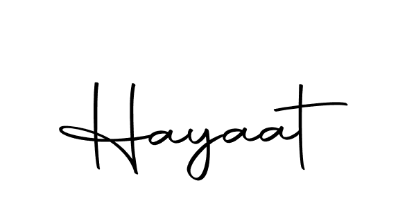 How to make Hayaat name signature. Use Autography-DOLnW style for creating short signs online. This is the latest handwritten sign. Hayaat signature style 10 images and pictures png